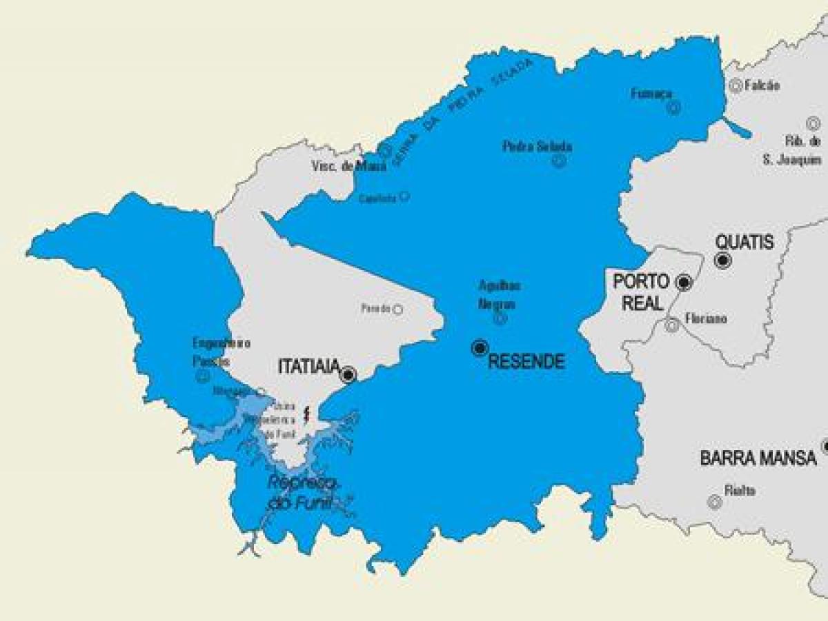 Мапа општине Резенди