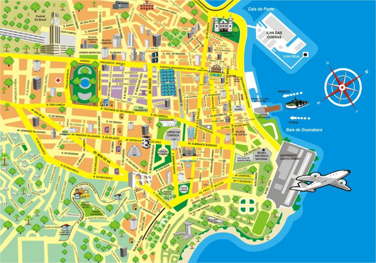 Картица атракција Рио де Жанеиру