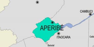Мапа општине Aperibé