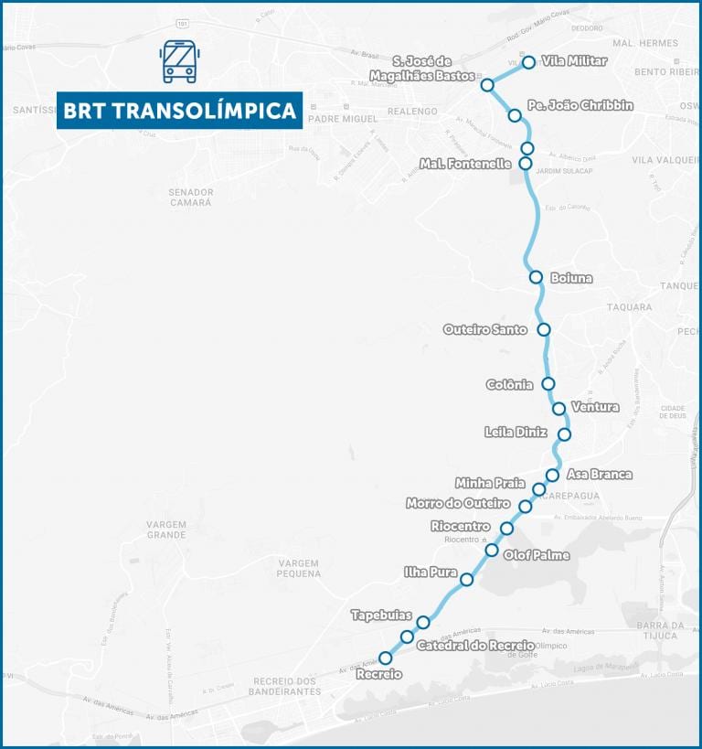 Карта РРТ TransOlimpica