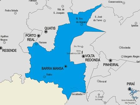 Карта општини Барра Манса