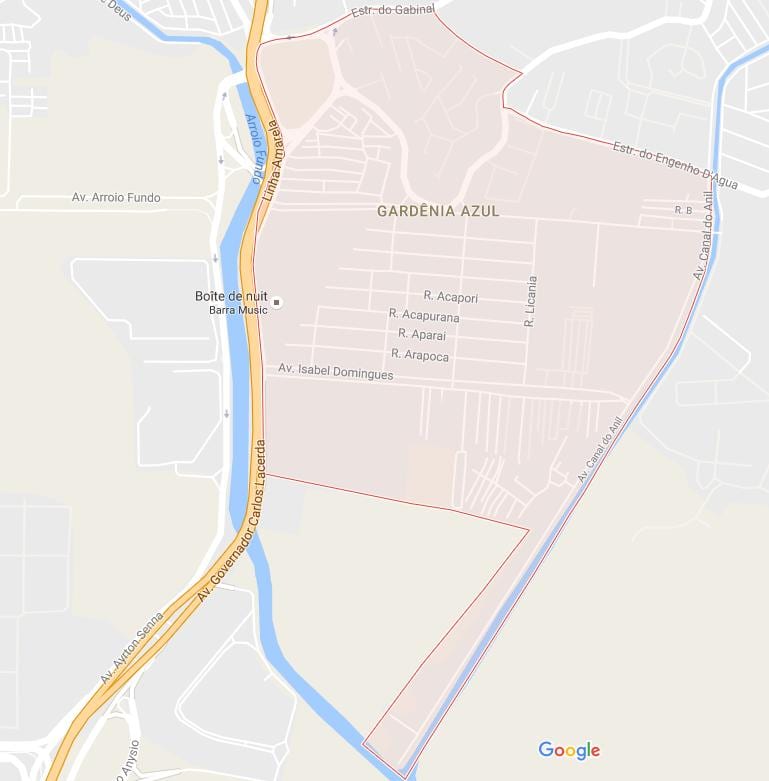 Карта гарденија Асуле