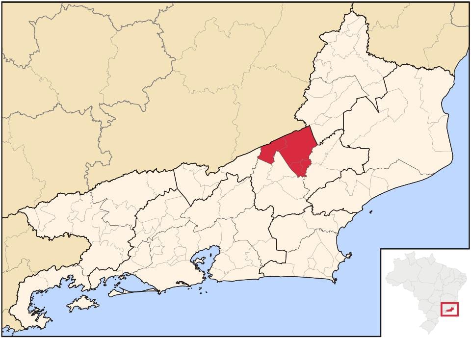 Карта Кантагалу-Кордейру