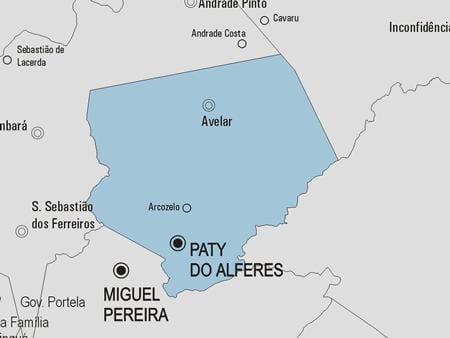 Карта пати раде општина alferes са