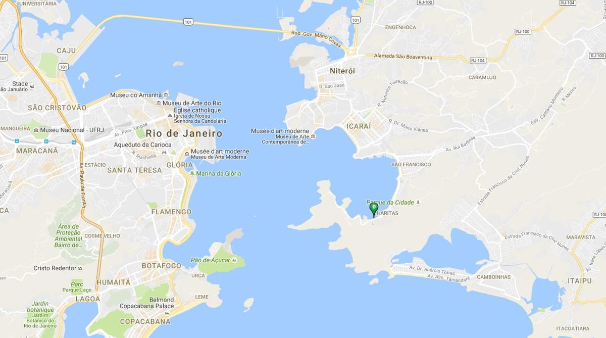 Карта плаже Samanguaia