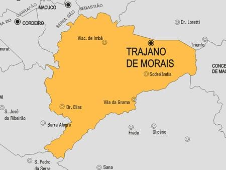 Карта Трајана општина де Мораис