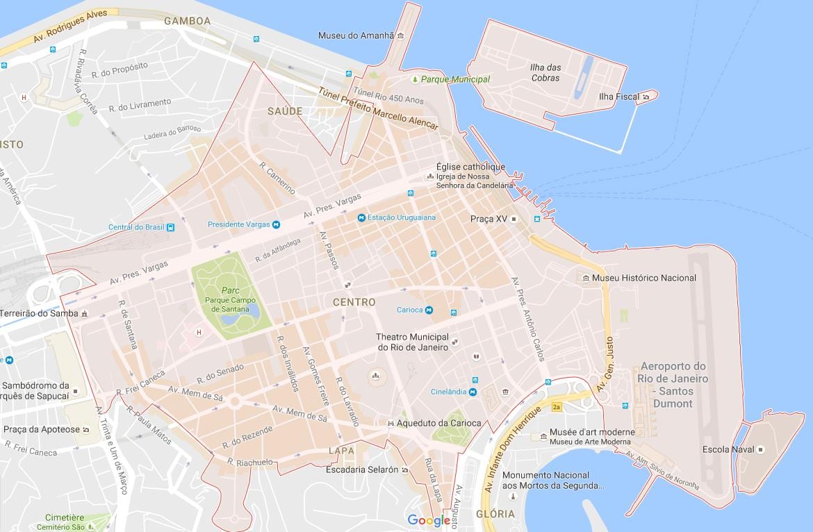 Карта Сентро