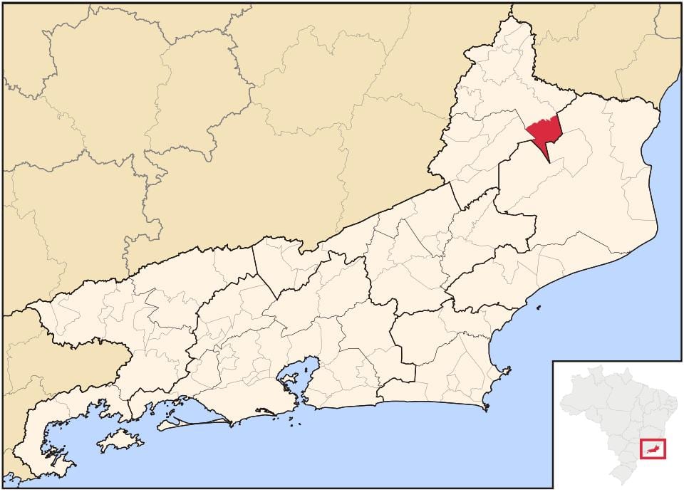 Карта Italva