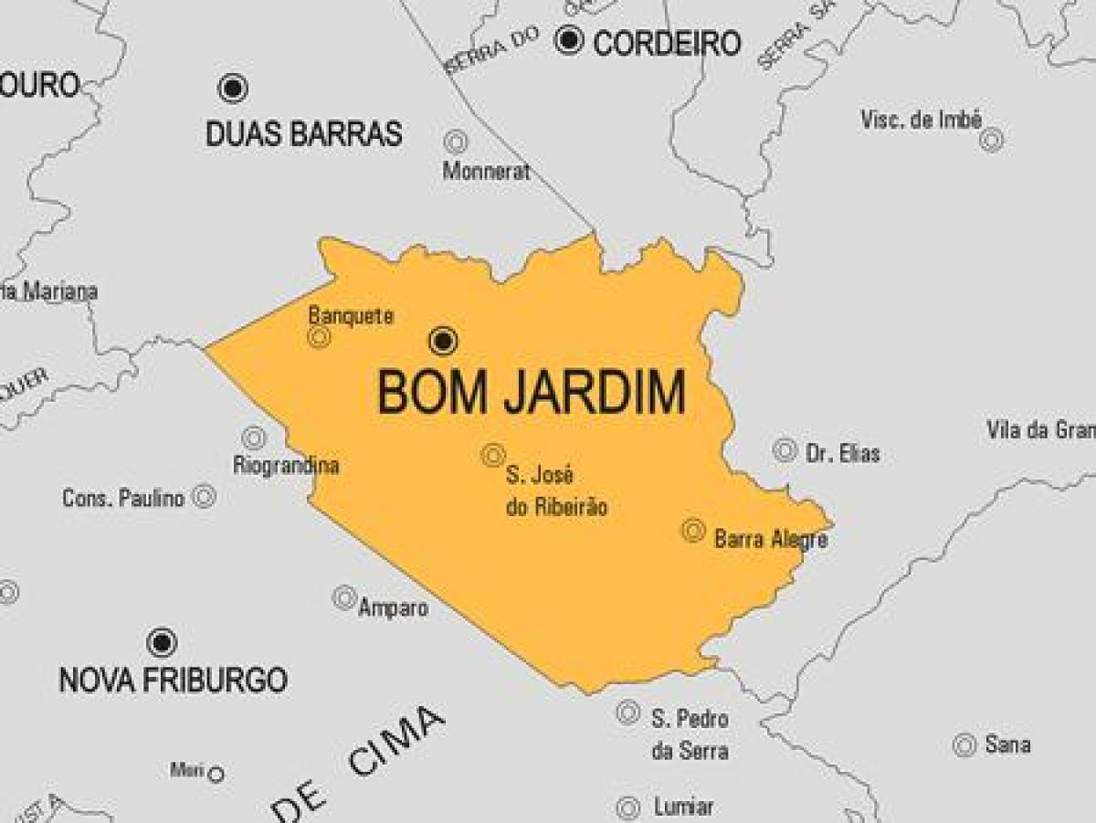 Мапа општине Бон-Жардин