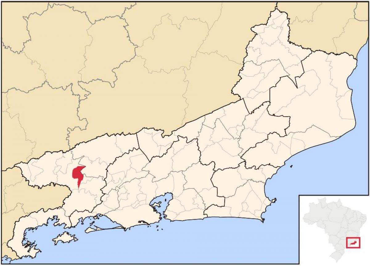Карта Волта-Редонда