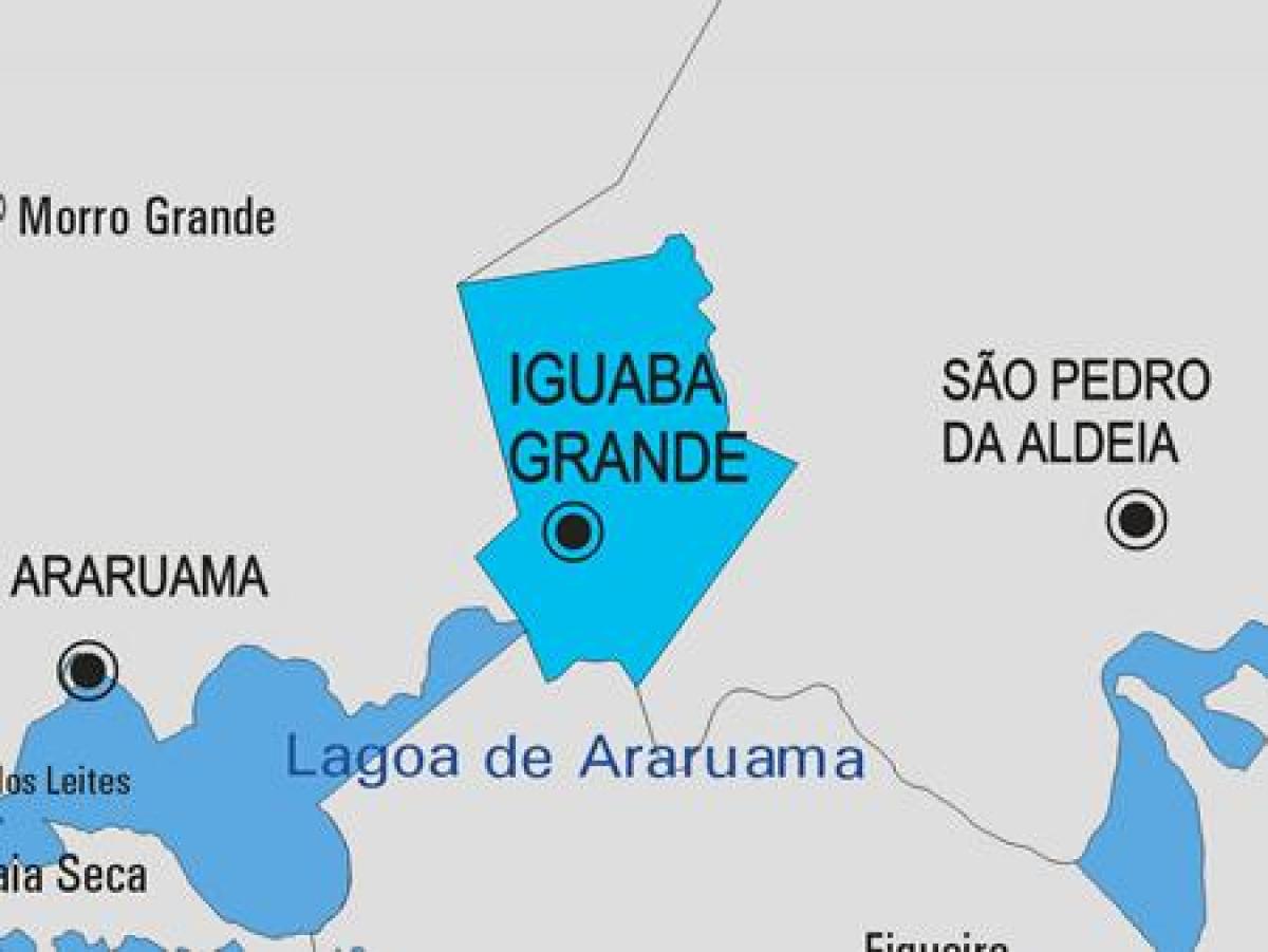 Карта игуаба-Гранди општина