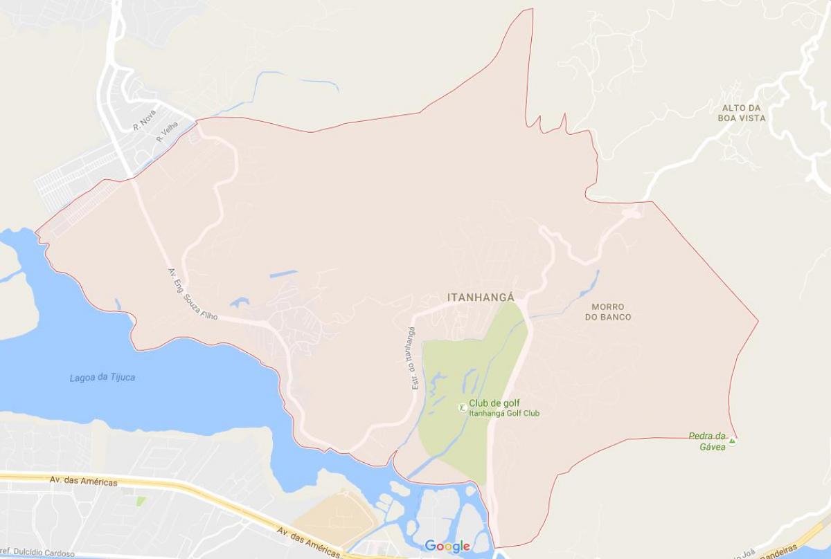 Карта Итаньянге