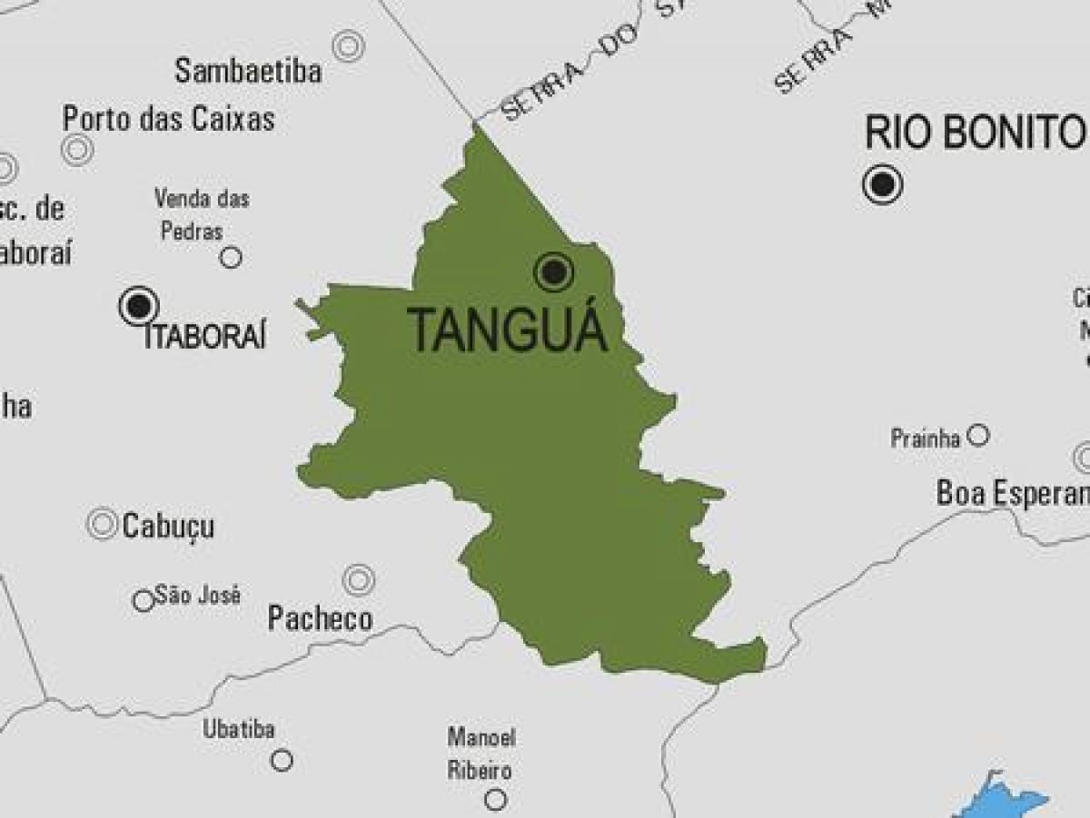 Мапа општине Tanguá