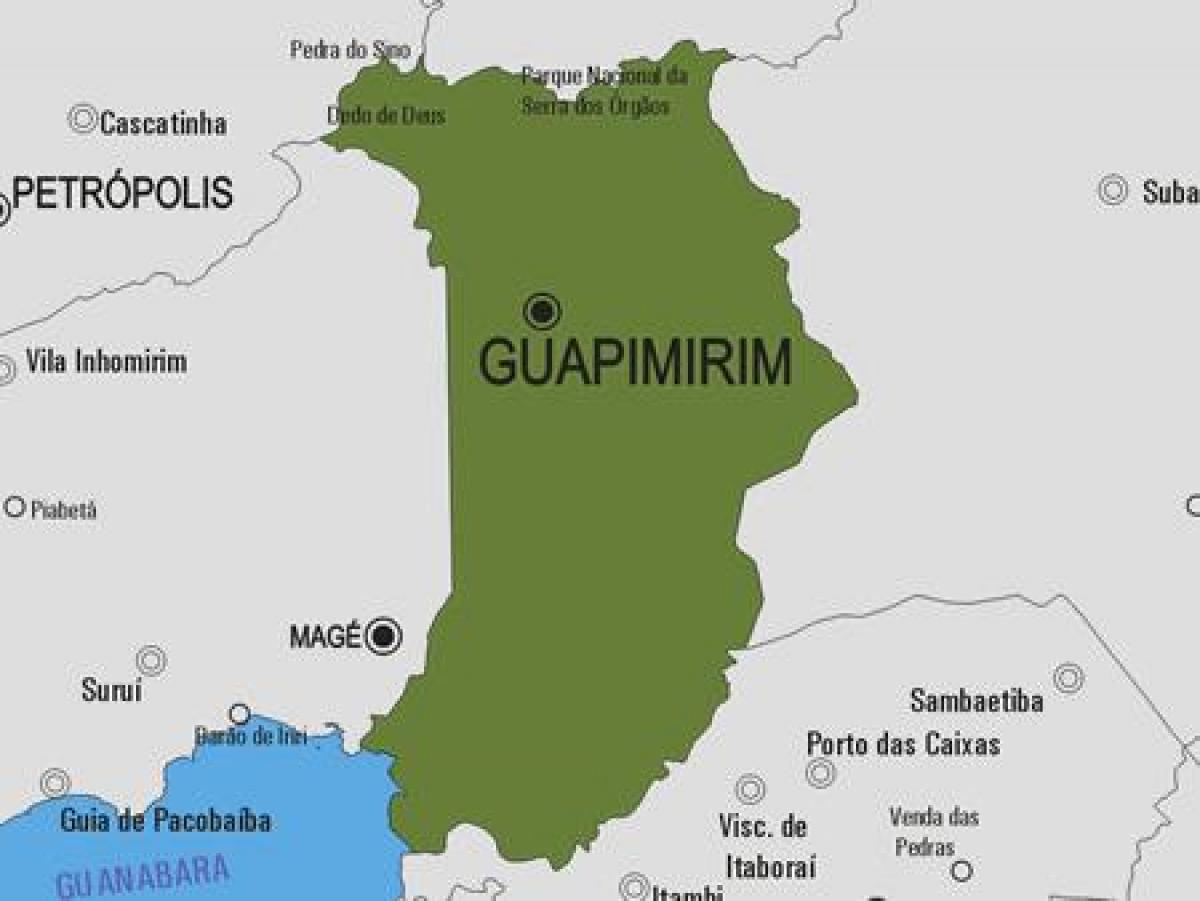 Мапа општине Гуапимирин