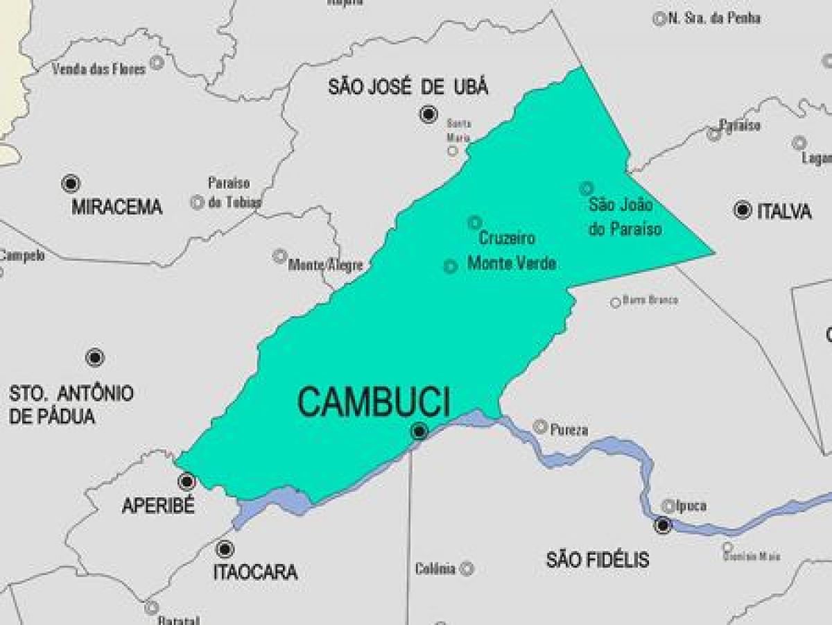 Мапа општине Камбуси