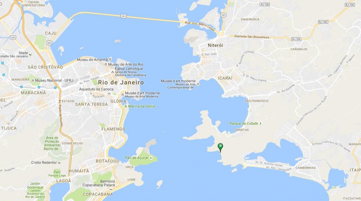 Карта плаже Форте Imbuí