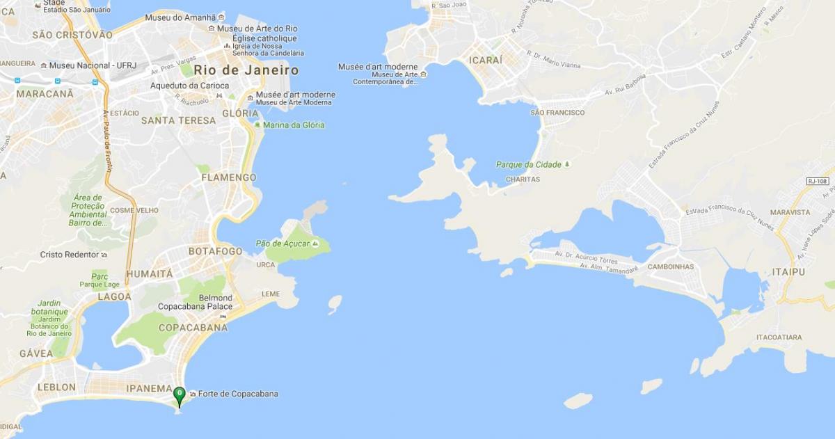 Карта плаже до Диабло