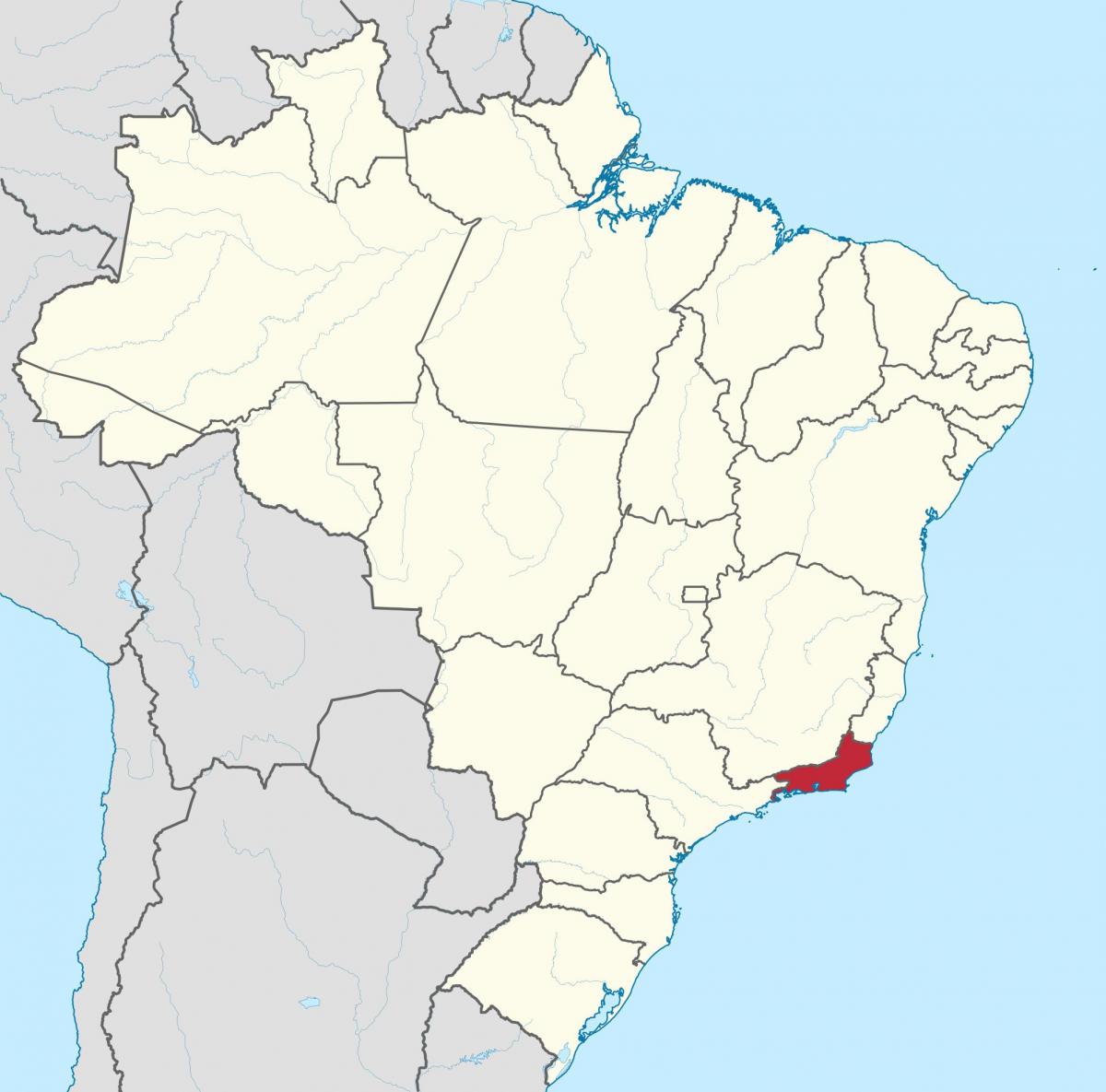 Карта Рио де Жанеиру