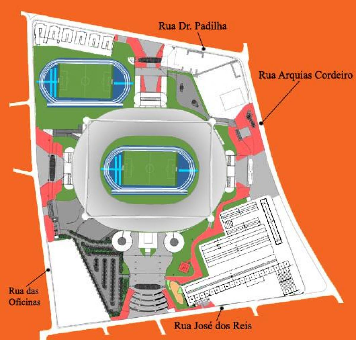 Картицу стадиона Жоао авеланжа у энженьяне