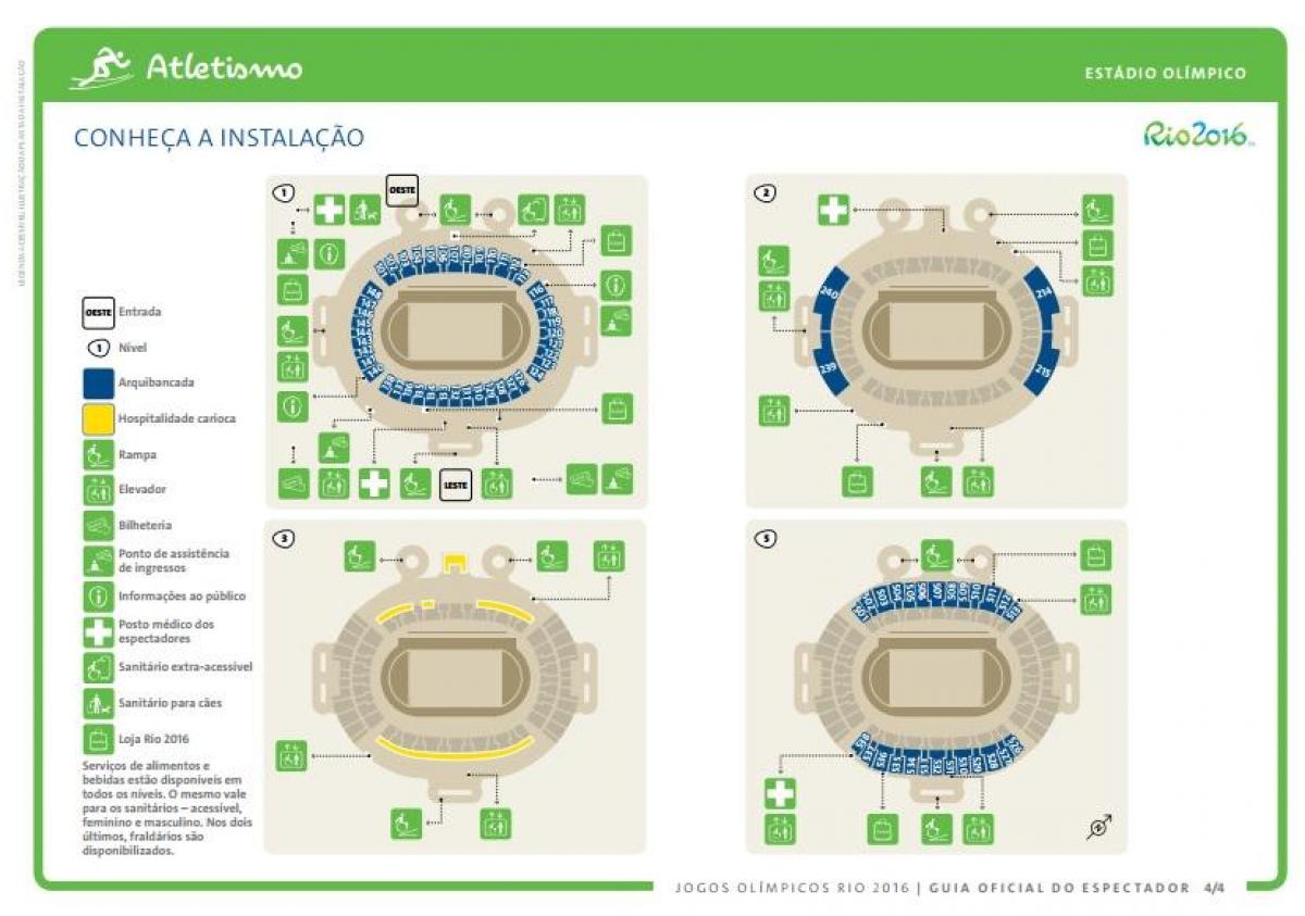 Картицу стадиона Олимпик Рио де Жанеиру