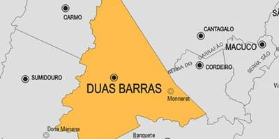 Мапа општине Дуа Баррас