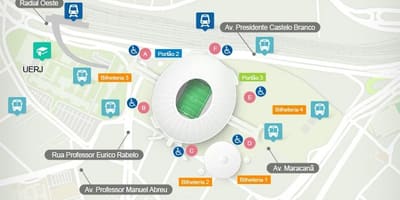 Картицу стадиона "Маракана" дебела