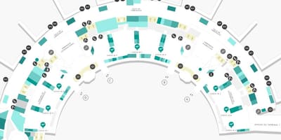 Картица терминала аеродрома Галеан ниво 2 3