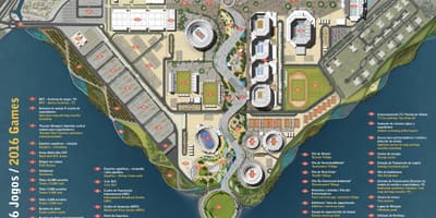 Карта Олимпијског парка