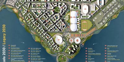 Карта Олимпијски парк наслеђе