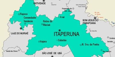 Мапа општине Итаперуна