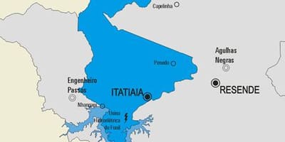 Мапа општине Итатиая