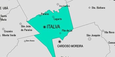 Мапа општине Italva