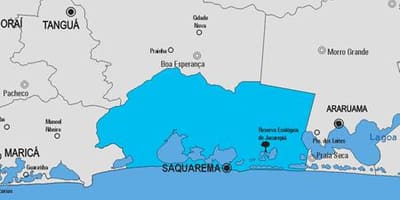 Карта општини Сакуарема
