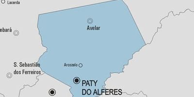 Карта пати раде општина alferes са
