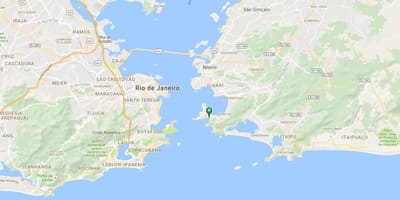 Карта плаже Форте-Рио Бранцо