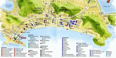 Карта Копакабана