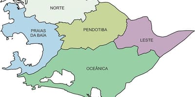 Мапа региона Нитерои