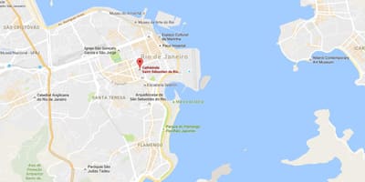 Карта саборна црква Светог Себастијана