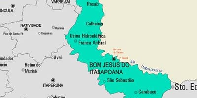 Карта Бон-тренер дњепра мирон-ДОО општина Itabapoana