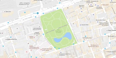 Карта парк Цампо де Сантана