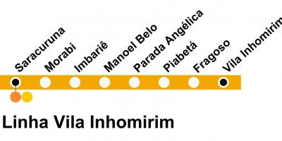 Карта SuperVia - линија Inhomirim Вила