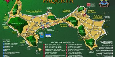 Карта Иле де Paquetá