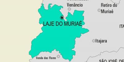 Карта Лажи раде општина Муриаэ