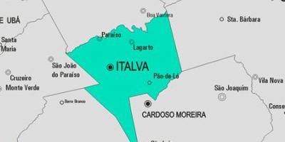 Мапа општине Italva