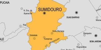 Мапа општине Sumidouro