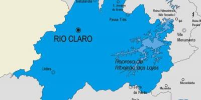 Мапа општине Рио Цларо
