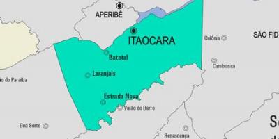 Мапа општине Итаокара