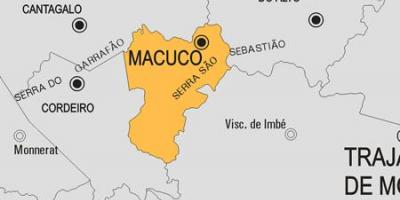 Мапа општине Макуко