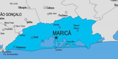 Карта општини Марика