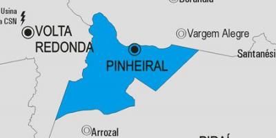 Мапа општине Пиньейрал